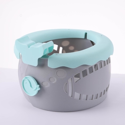 Serenity Toilet para bebés portátil azul con logotipo personalizado asiento de entrenamiento peto suave plegable
