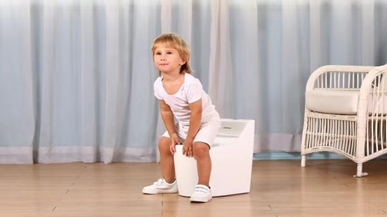 Sillón de baño para bebés de PP ecológico con diseño de impresión Entrenador certificado EN-71 para niños pequeños