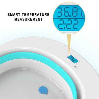 OEM/ODM bañera plegable para bebés con sensor de temperatura segura y estable