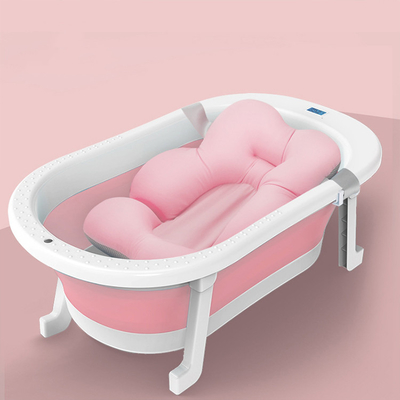 OEM/ODM bañera plegable para bebés con sensor de temperatura segura y estable