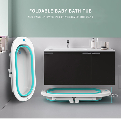 OEM/ODM bañera plegable para bebés con sensor de temperatura segura y estable