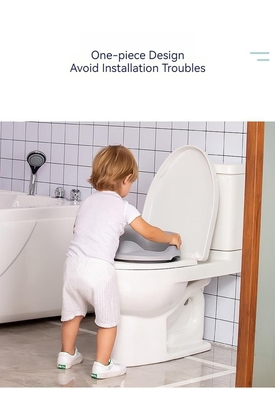 Asiento de baño para bebés portátil de patrón sólido duradero para una limpieza fácil