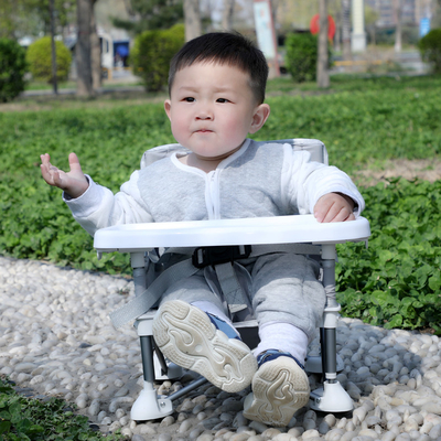 Silla de comedor exterior para niños pequeños de peso ligero Silla de apoyo personalizable