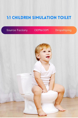 Sillón de baño para bebés de capacitación impresa en colores personalizables de PP ecológicos acepta logotipo personalizado