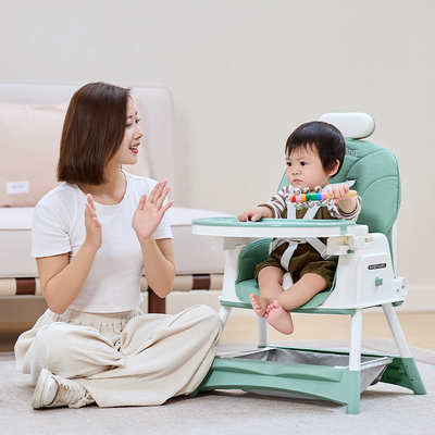 Certificado EN71 Silla de comedor para bebés Multifuncción silla plegable para bebés