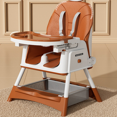 Certificado EN71 Silla de comedor para bebés Multifuncción silla plegable para bebés