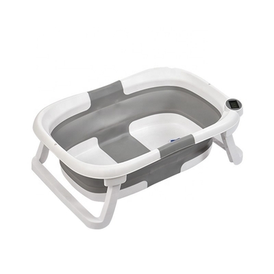 bañera para bebés no tóxica y duradera bañera para recién nacidos doble plegable para bebés