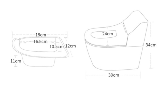 Impresión de patrón de baño de la nevera del bebé con estilo de cuna Certificado de ensayo EN71