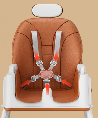 EN71 Silla de comedor para bebés de plástico de alta calidad con altura ajustable