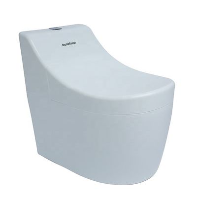 Silla de baño para bebés de plástico blanco con diseño de color puro Certificado EN71