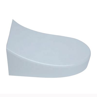 Silla de baño para bebés de plástico blanco con diseño de color puro Certificado EN71