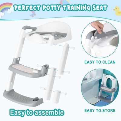 Escalera de baño de lujo para niños pequeños