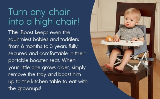 Silla de comedor plegable portátil para bebés asiento de refuerzo logotipo personalizado ligero