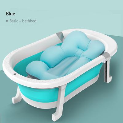 Logotipo personalizado bañera de bebé bañera plegable de plástico ecológica