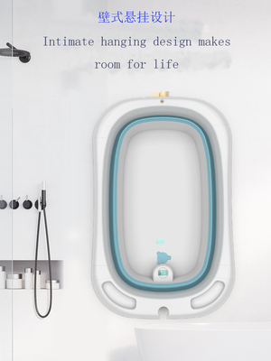 BPA libre bañera de plástico plegable para bebés bañera para niños cómoda