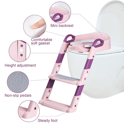 OEM ODM Cojín suave asiento de baño plegable con escalones marca OUNINBEAR