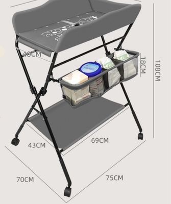 Mesa de cambio ecológica para bebés para una crianza sostenible Seguridad para bebés y el medio ambiente