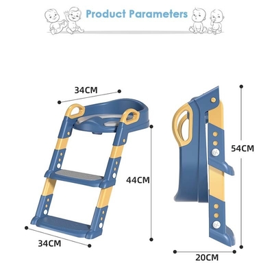 Tipo de patrón sólido Niños Escalera de baño Silla de baño con cojín suave