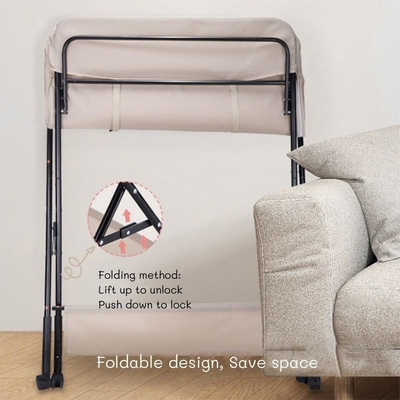 Ouninbear portable plegable Muñecos de bebé mesa de cambio con almacenaje y almohadilla móvil