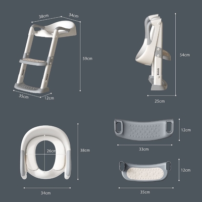 PP plástico para niños asiento de entrenamiento con taburete de paso OEM&ODM aceptable