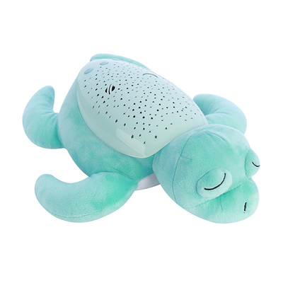 Niños de preescolar Dulces animales rellenos Tortuga con chupete musical y luz nocturna
