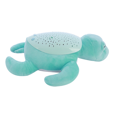 Niños de preescolar Dulces animales rellenos Tortuga con chupete musical y luz nocturna