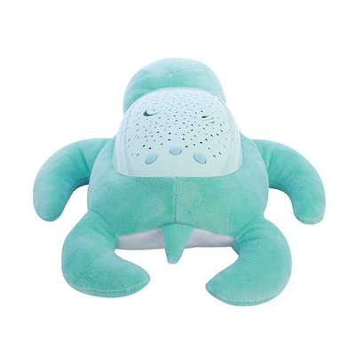 Niños de preescolar Dulces animales rellenos Tortuga con chupete musical y luz nocturna