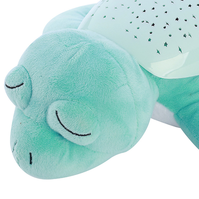 Niños de preescolar Dulces animales rellenos Tortuga con chupete musical y luz nocturna