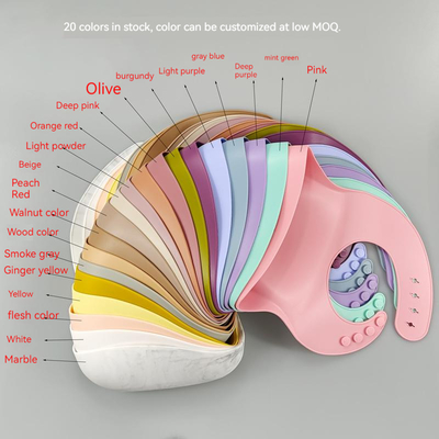 Bebés de silicona suave con captador de alimentos sin BPA 300 * 23cm