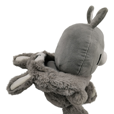 Altura 11cm-30cm Conejo gris pequeño juguete de peluche animales rellenos personalizados