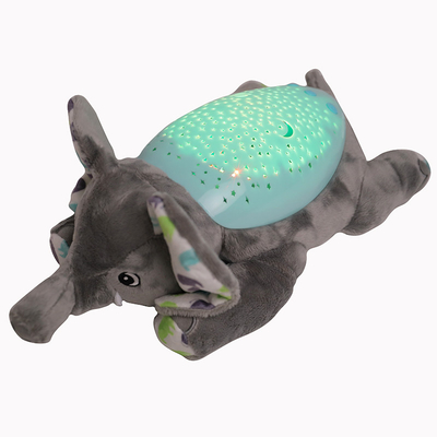 El diseño del elefante es el juguete de peluche para bebés, niños y niñas, el juguete de peluche para música, certificado ISO9001/EN71