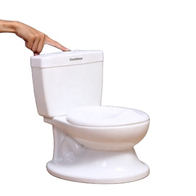 Toilet para bebé blanco con certificación de ensayo EN71 - Diseño impreso
