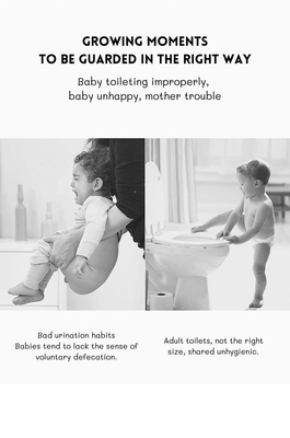 Toilet para bebé blanco con certificación de ensayo EN71 - Diseño impreso