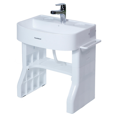 Estancia de lavabo infantil de plástico blanco con OEM ODM aceptable