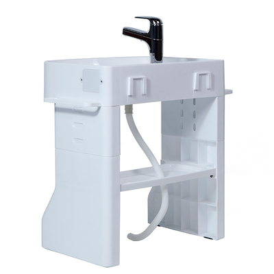 Estancia de lavabo infantil de plástico blanco con OEM ODM aceptable