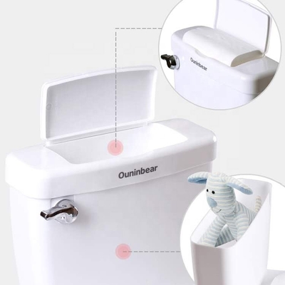 Eco Amigable Blanco Azul Rosa Bañera de Entrenamiento para Bebés con Logotipo Personalizado