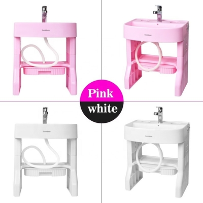 45*30*50cm Baño infantil Lavabo inteligente Niños aprendiendo Lavadero altura ajustable