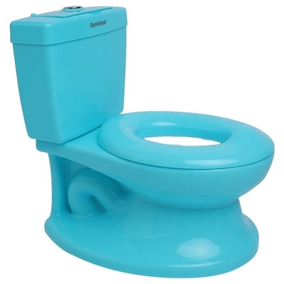 Puta de entrenamiento de bebés de plástico azul con logotipo personalizado Certificado de prueba EN71