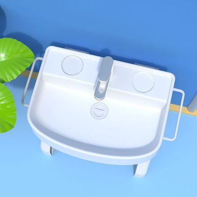 Cuenca de lavado de manos de plástico de pie personalizable Baño Mini Cuenca para niños