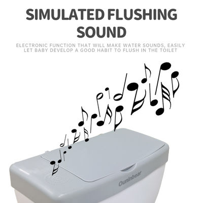 Silla de baño para bebés de color rosa con certificación EN-71 ecológica para entrenamiento en el baño