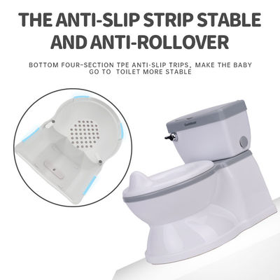 Silla de baño para bebés de color rosa con certificación EN-71 ecológica para entrenamiento en el baño