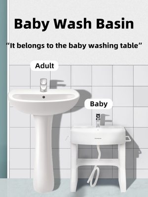 OEM / ODM Bañón de lavado para bebés con soporte para niños Lavabo de limpieza a mano Sanidad popular