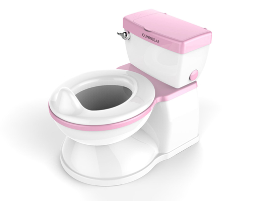 Logotipo personalizado Entrenador de baño con vagina para bebés EN71 Certificado Plástico sólido de PP en múltiples colores