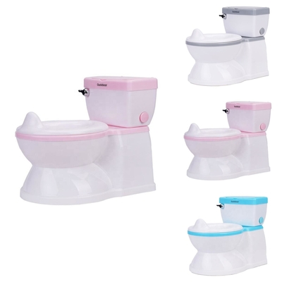 Toilet para bebé ecológico con certificado EN-71 en gris/rosa/azul