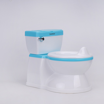 Silla de baño de plástico para bebés para supermercados de todas las estaciones Silla de entrenamiento de baño con diseño adorable