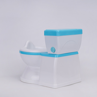 Silla de baño de plástico para bebés para supermercados de todas las estaciones Silla de entrenamiento de baño con diseño adorable