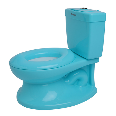 Sillón de simulación de baño de bebé azul Sillones de entrenamiento de cuidado infantil de peso ligero PP