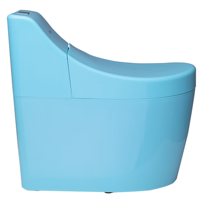 Asiento de bebé de baño azul con sonido y luz LED para niños de 8M-6 años