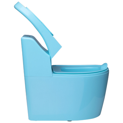 Asiento de bebé de baño azul con sonido y luz LED para niños de 8M-6 años