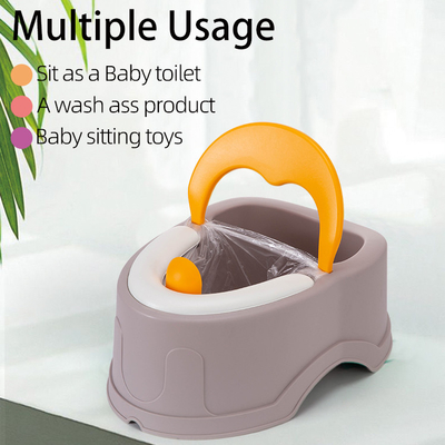 Asiento de entrenamiento para bebé de color sólido con logotipo personalizado y diseño ligero